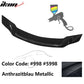 2008-2014 Benz W204 C-Class 4Dr R Style Trunk Spoiler A