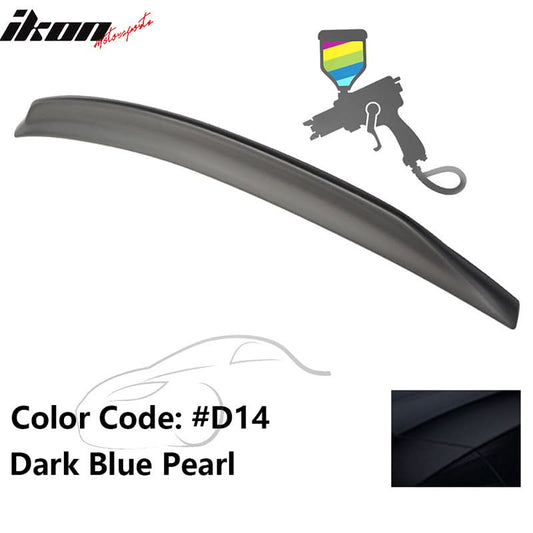 2008-2015 Lancer EVO X ABS Rear Spoiler Wing #D14 Cosmic Blue Metallic