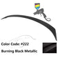 2018-2023 Toyota Camry Flush Mount painted Rear Trunk Wing Spoiler