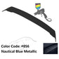 2009-2013 Toyota Corolla Trunk Spoiler W/LED Brake Light OE Style ABS