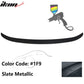 2014-2019 Toyota Corolla OE Style Rear Trunk Spoiler Wing Lip ABS