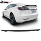 2017-2023 Tesla 3 Sedan 4-Door IKON V Trunk Spoiler ABS