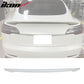 2017-2023 Tesla 3 Sedan 4-Door IKON V Trunk Spoiler ABS