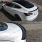 2017-2023 Tesla Model 3 Front Lip + Rear Spoiler IKON Style Real Carbon Fiber