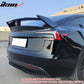 2017-2024 Tesla Model 3 GT Style Matte Black Rear Trunk Spoiler ABS