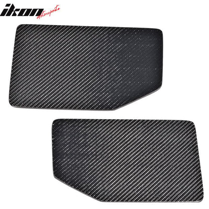 Universal V1 GT Carbon Fiber Rear Spoiler Wing Side Plate Add On