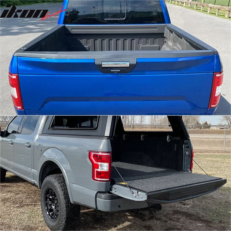2015-2020 Ford F-150 Tailgate Molding Cap Cover Matte Black PP