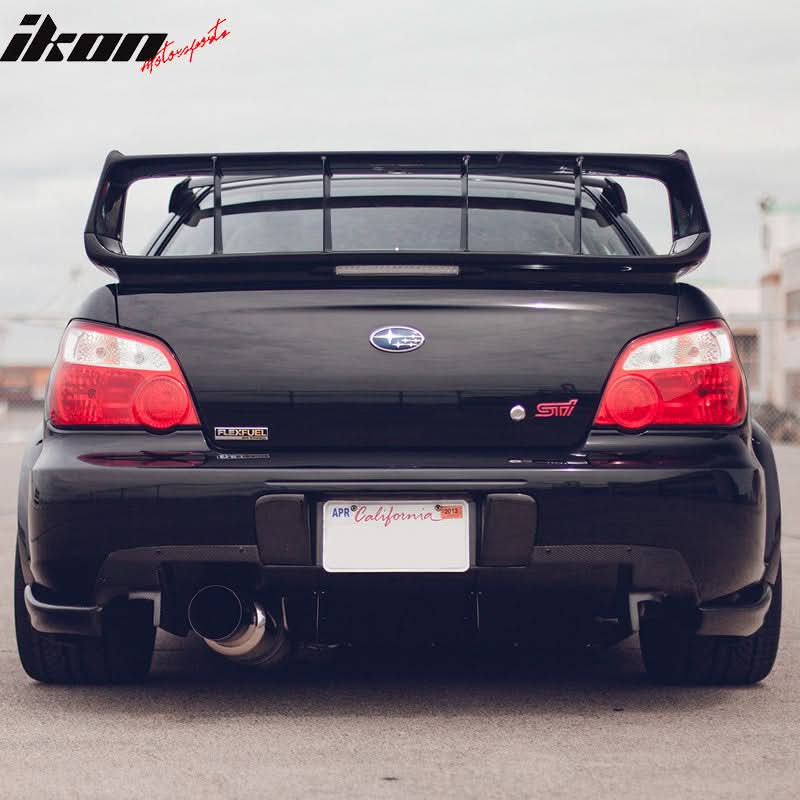 2002-2007 Subaru Impreza WRX STI Trunk Spoiler Stabilizer Add On 4PC
