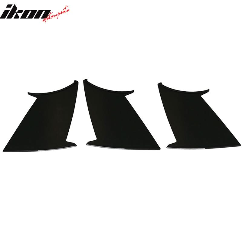 2008-2014 Subaru Impreza WRX STI Trunk Spoiler Stabilizer 3PC ABS