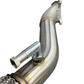 SPDZ1 K Series Megaphone Header Downpipe 12-15 Civic Si FG & 13-15 Acura ILX Cast Bellmouth