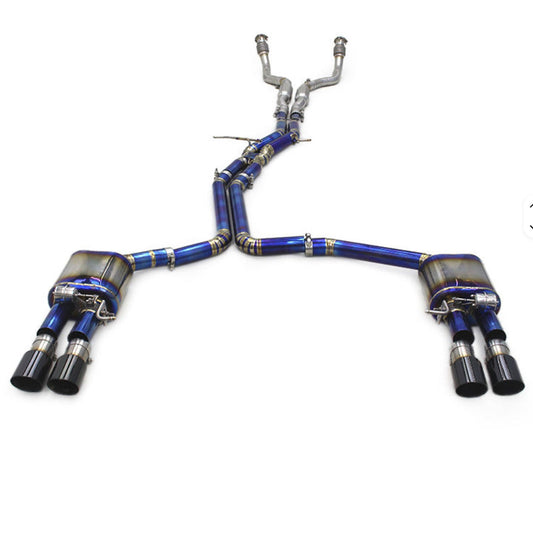 Titanium Valved Catback Exhaust System for Audi B9 S4 S5