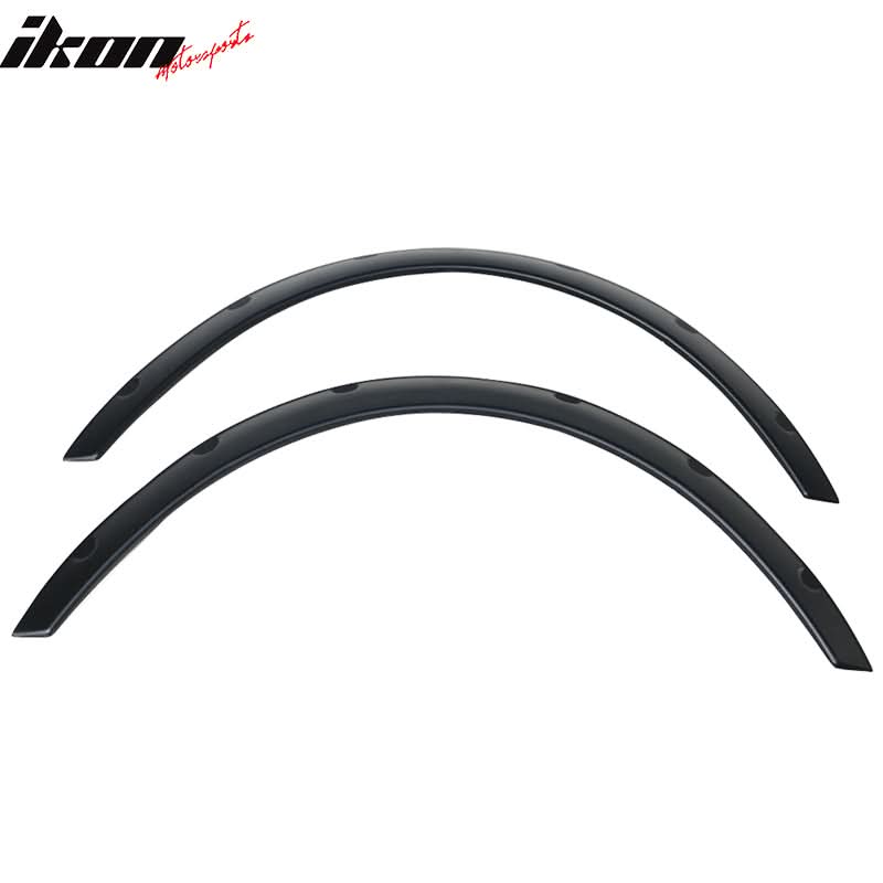 Ikon V2 Universal 50mm Front & 70mm Wide Rear PU Fender Flares of 4