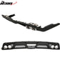 2015-2017 Ford Mustang GT-350 Style Rear Diffuser W/ Dual Catback Tips