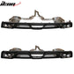 2015-2017 Ford Mustang GT-350 Style Rear Diffuser W/ Dual Catback Tips