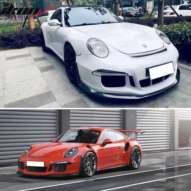 2005-2012 Porsche Carrera 911 997 to 991 GT3 RS Front Bumper w/ DRL