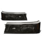 03-07 Chevrolet Avalanche Silverado Smoke Amber Corner Bumper Lights