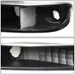99-07 GMC Sierra/Yukon Black Clear Corner Bumper Lights