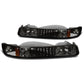 99-07 GMC Sierra / 00-06 Yukon Smoke Amber Corner Bumper Lights 2PC