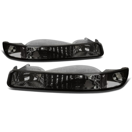 99-07 GMC Sierra/Yukon Smoke Corner Bumper Lights 2PC