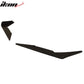 2016-2018 Chevy Camaro SS Textured Black Front Bumper Canards 2PC