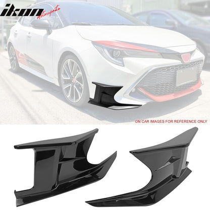 2019-2024 Toyota Corolla Auris 5-Door Front Bumper Canards