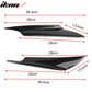 Universal Fit 36CM 2PC Front Bumper Lip Canards Carbon Fiber Print