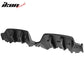 2014-2019 Chevy Corvette C7 Primer Black Rear Bumper Diffuser ABS