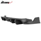 2014-2019 Chevy Corvette C7 Primer Black Rear Bumper Diffuser ABS