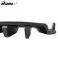 2014-2019 Chevy Corvette C7 Primer Black Rear Bumper Diffuser ABS