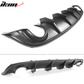 2015-2023 Dodge Charger Black Rear Bumper Conversion Diffuser Lip PP