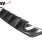 Rear Bumper Diffuser for 2020-2024 Dodge Charger Widebody IKON Style P