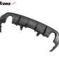2011-2024 Dodge Durango Rear Bumper Lip Diffuser V1 Matte Black Apron
