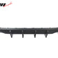 2011-2024 Dodge Durango Rear Bumper Lip Diffuser V1 Matte Black Apron