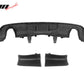 2011-2024 Dodge Durango Rear Bumper Lip Diffuser V1 Matte Black Apron