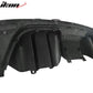 2015-2017 Ford Mustang R-Spec V2 Style Unpaint Rear Bumper Diffuser PP