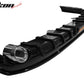 2023-2025 Honda Accord IK Style Gloss Black 3PC Rear Diffuser w/ LED