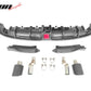 2022-2024 Civic EX/Touring/Si Sedan Gloss Rear Diffuser W/LED+Dual Tip