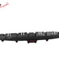 2022-2024 Civic EX/Touring/Si Sedan Gloss Rear Diffuser W/LED+Dual Tip