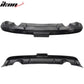 2003-2007 Infiniti G35 Coupe NS Style Unpaint Rear Bumper Diffuser PU