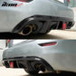 2014-2017 Infiniti Q50 LED Light Rear Bumper Diffuser PP