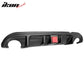 2014-2017 Infiniti Q50 LED Light Rear Bumper Diffuser PP