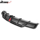 2017-2024 Tesla Model 3 IKON Style Rear Diffuser W/ LED PP
