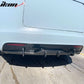 2021-2024 Tesla Model S Gloss Black V Rear Bumper Lip Carbon Fiber