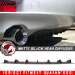 2006-2013 Lexus IS250 IS350 ISF Matte Black Rear Bumper Diffuser ABS