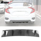 Universal Rear Bumper Diffuser Shark Fin 2PCS Design 33 PP