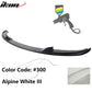 2008-2013 BMW E92 E90 E93 M3 Series 4Dr 2Dr V Style Front Bumper Lip