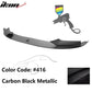 2011-2016 BMW F10 Performance Style Front Bumper Lip Spoiler PP