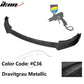 2019-2022 BMW G20 Sport Line 3PCS IKON Style Front Bumper Lip PP