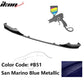 2017-2020 BMW 5 Series G30 M Sport Painted Front Bumper Lip Spoiler PP