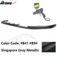 2017-2020 BMW G30 5 Series M Sport HM Painted Front Bumper Lip ABS